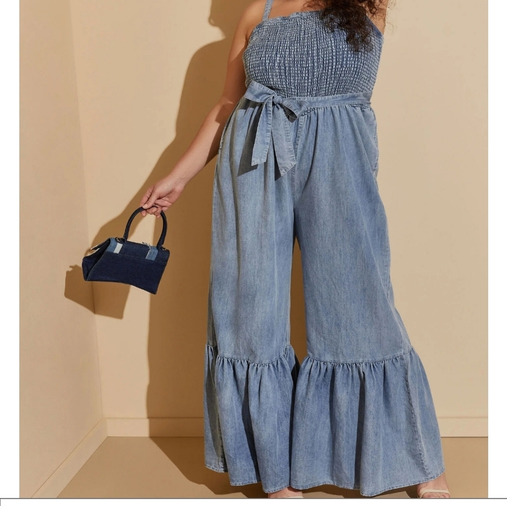 ISO Ashley Stewart Bell Bottom Jumpsuit